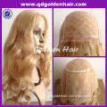Golden Hair High Quality Cheap Full Lace Human Hair Dreadlock Wig